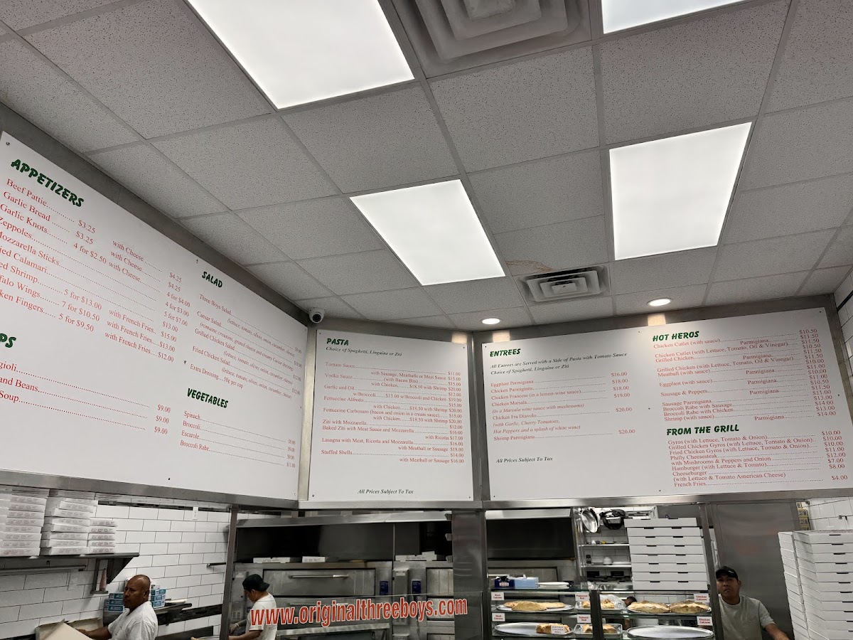 Three Boys From Italy Pizzaria Menu - Image 6